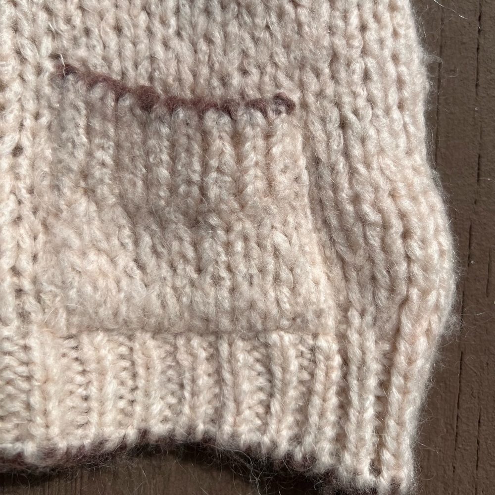 Zara Girls Knit Hooded Sweater - Picture 3 of 5